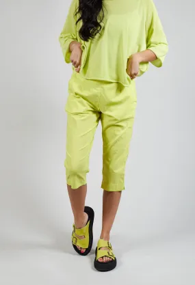 Cropped Slim Leg Trousers in Sun