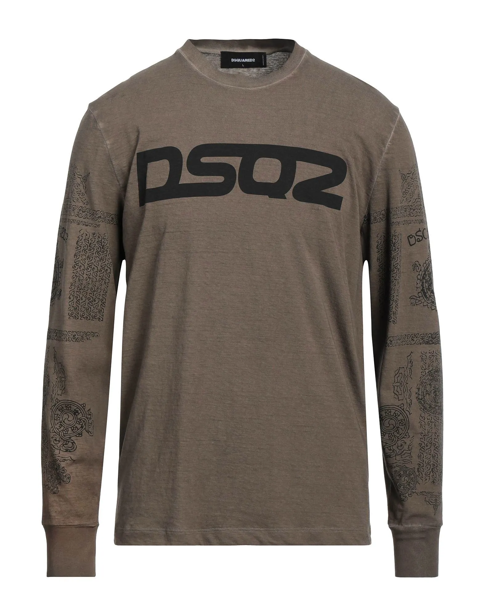 D SQUARED2  |Crew Neck Pullovers Unisex Street Style Long Sleeves Plain