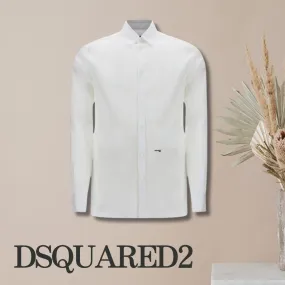 D SQUARED2  |Long Sleeves Cotton Luxury Shirts