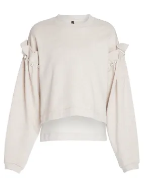 Dani Cropped Jumper in Oatmeal