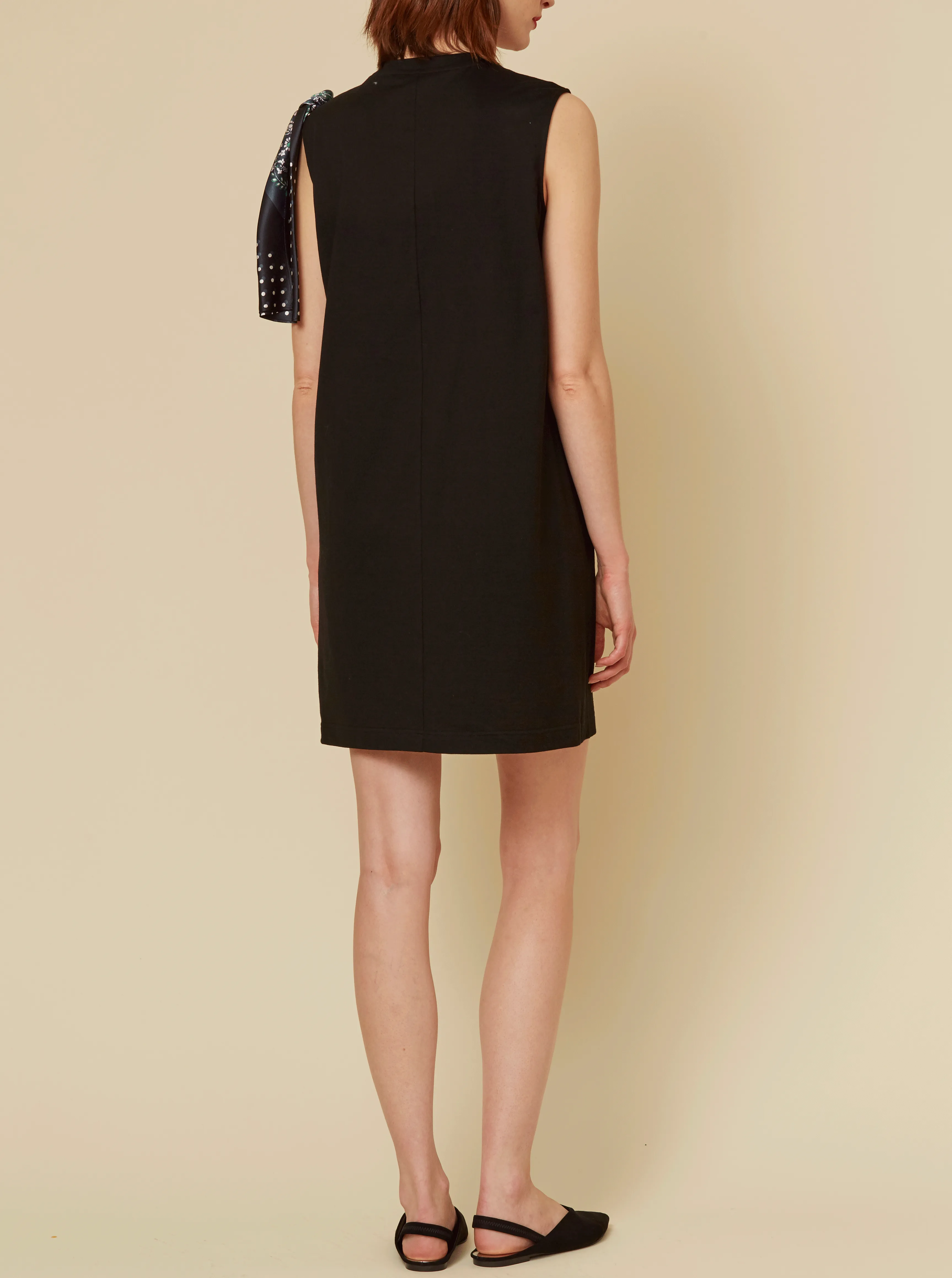 DANNY JERSEY DRESS, BLACK