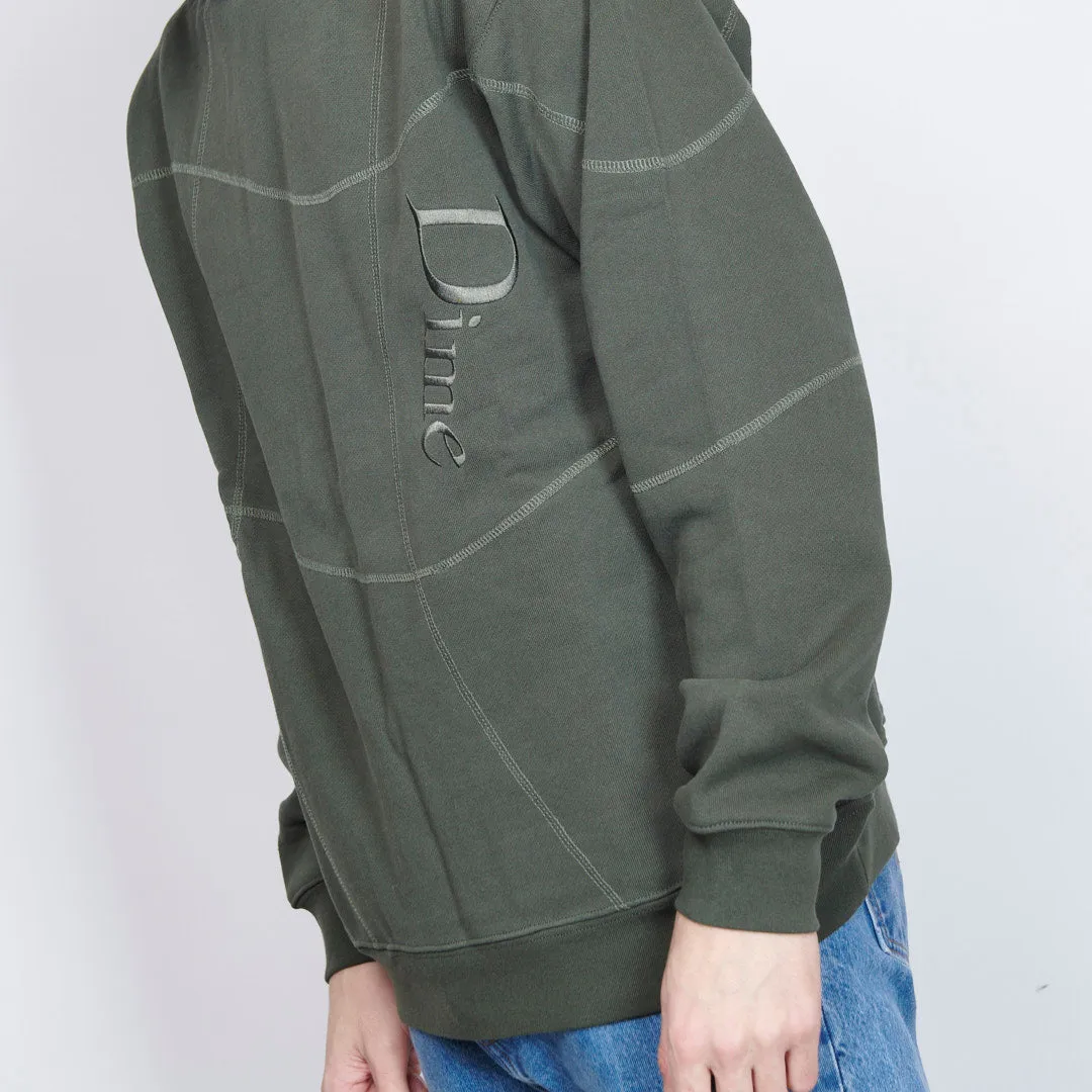 Dime Mtl - Warp Hoodie (Seaweed)