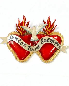 Double Banner Sacred Heart