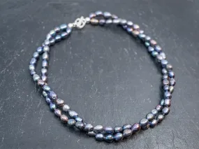 Double Strand Mystic Pearl Necklace