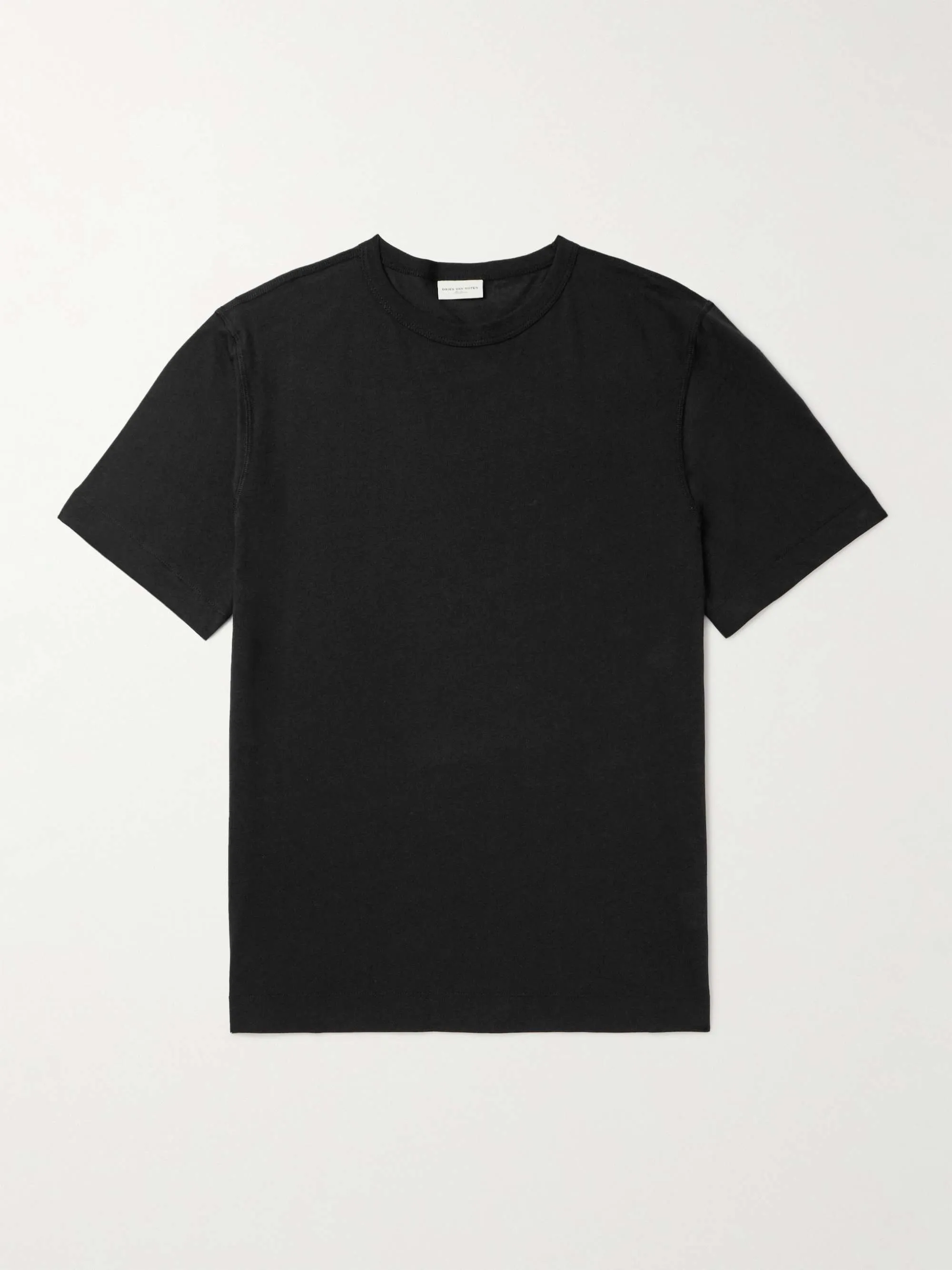 Dries Van Noten  |Crew Neck Pullovers Street Style Plain Cotton Short Sleeves