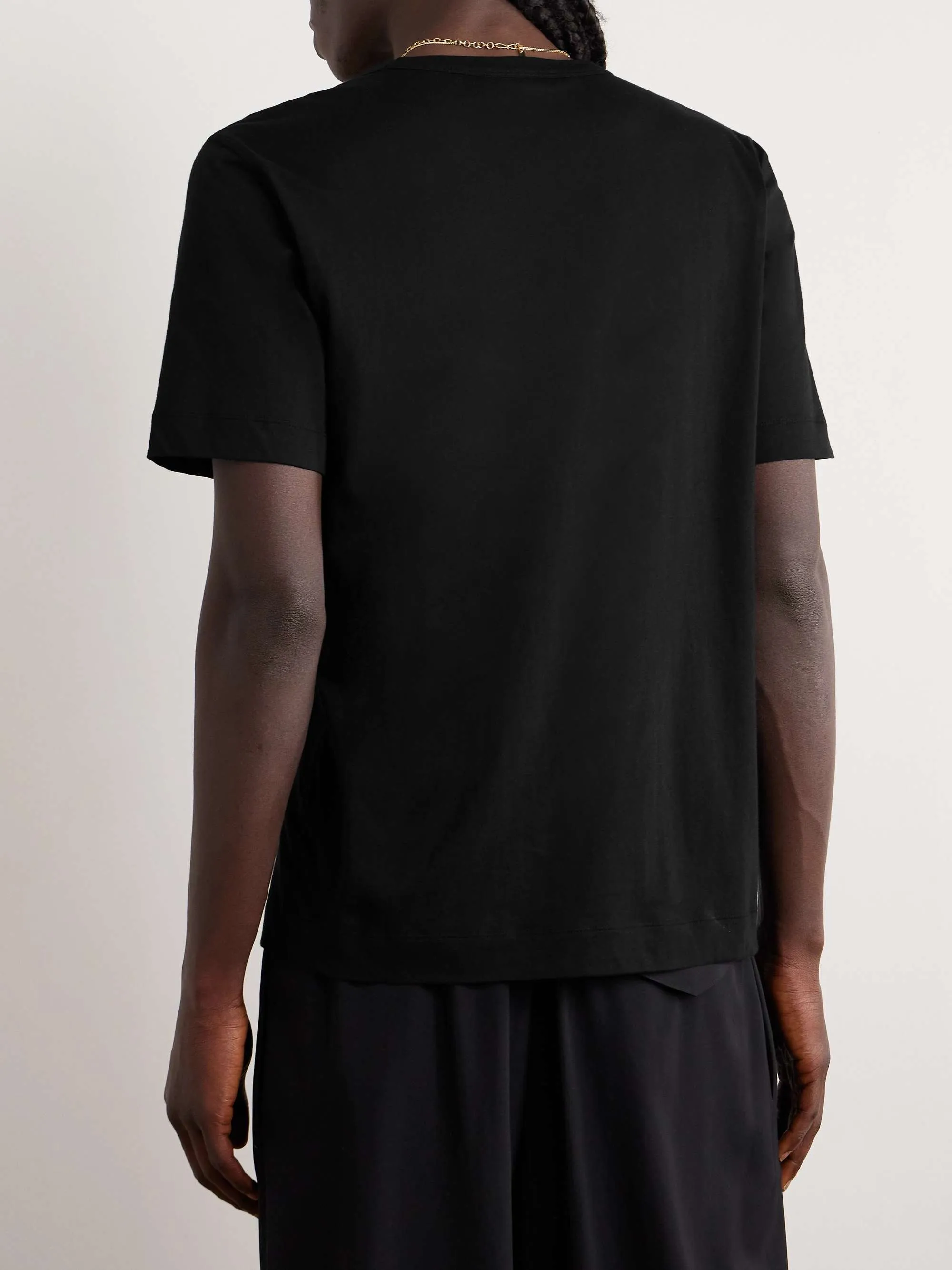 Dries Van Noten  |Crew Neck Pullovers Street Style Plain Cotton Short Sleeves