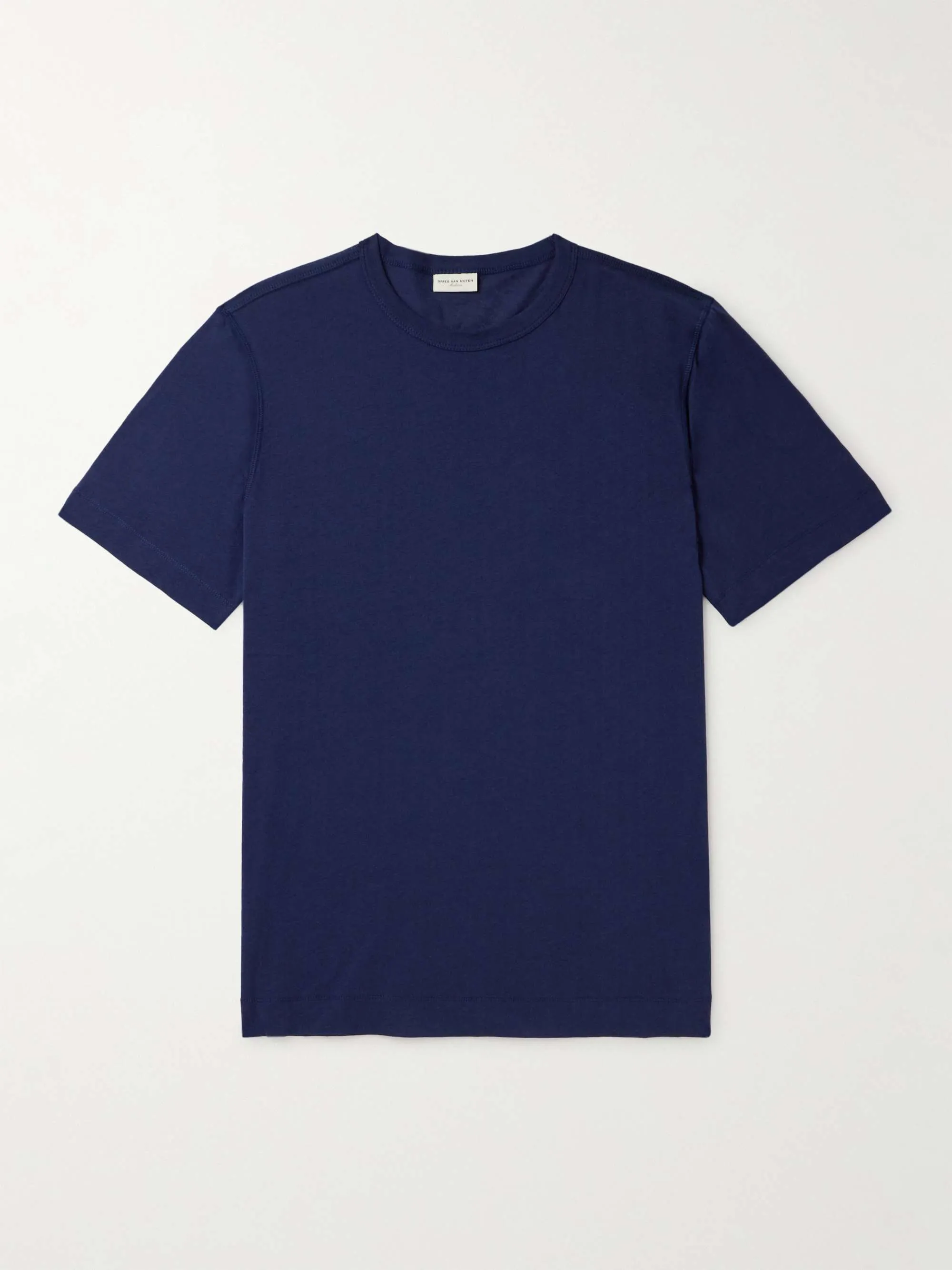 Dries Van Noten  |Crew Neck Pullovers Street Style Plain Cotton Short Sleeves