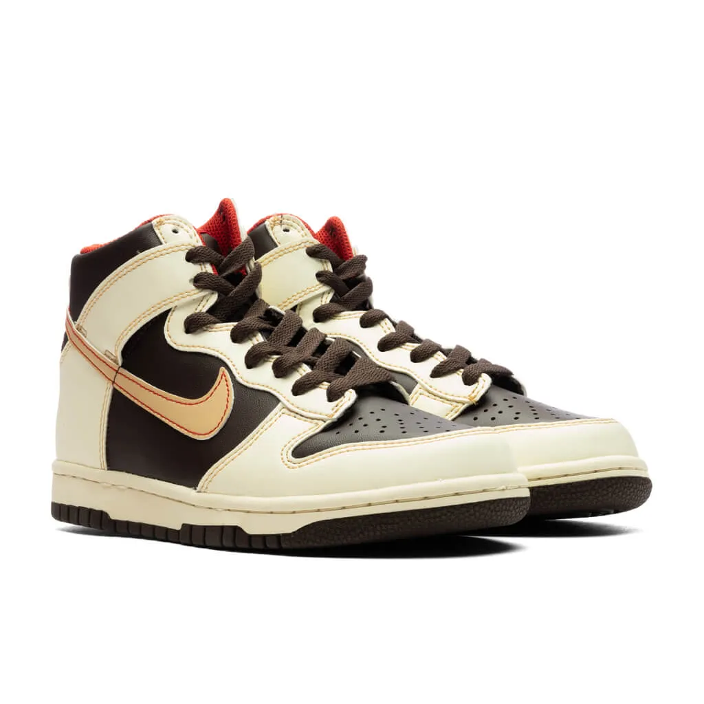 Dunk High (GS) - Baroque Brown/Sesame/Coconut Milk