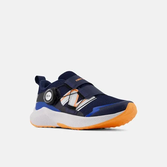 DynaSoft Reveal v4 Kid's BOA Trainer - Nb Navy with Hot Mango