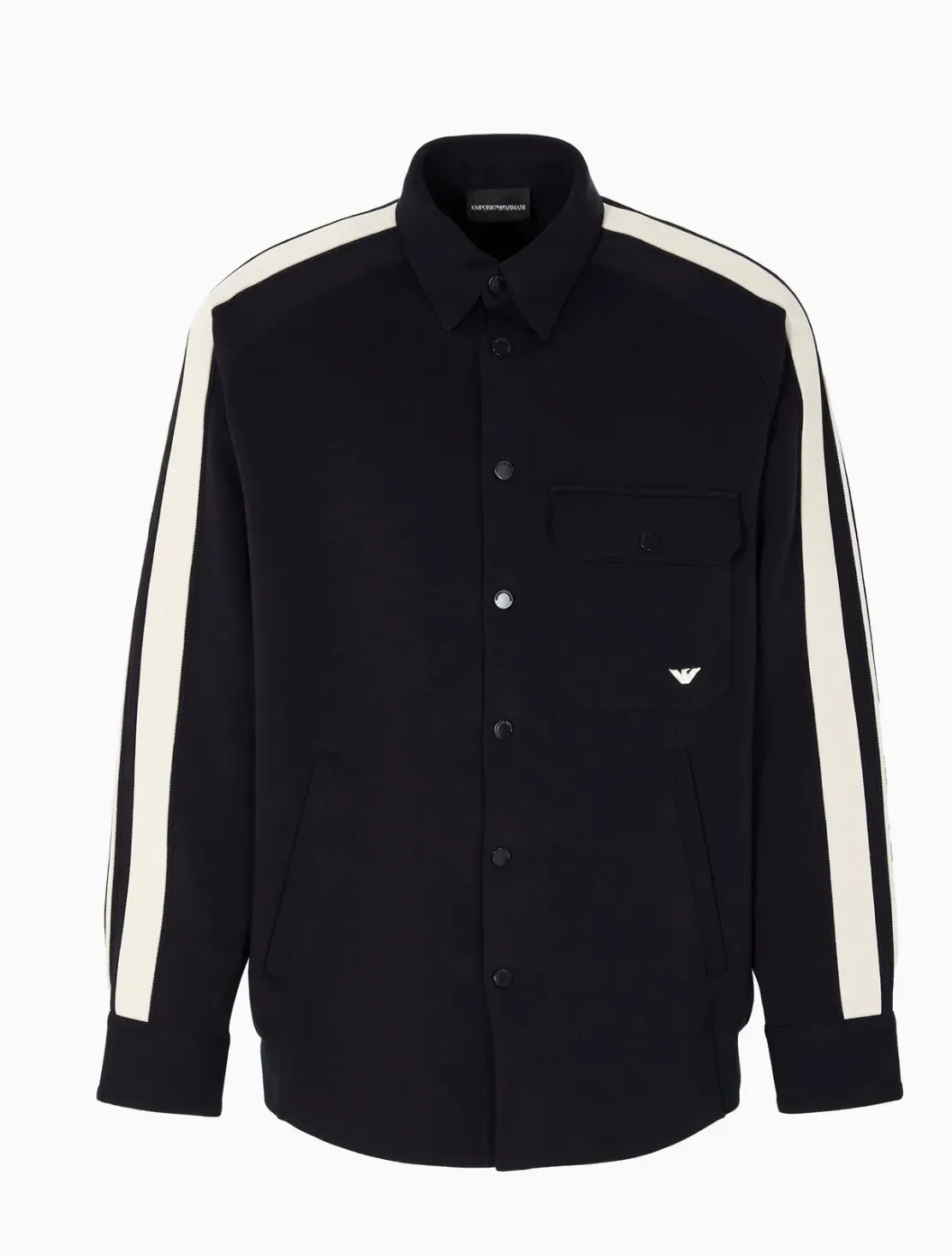 EMPORIO ARMANI  |Long Sleeves Cotton Logo Shirts