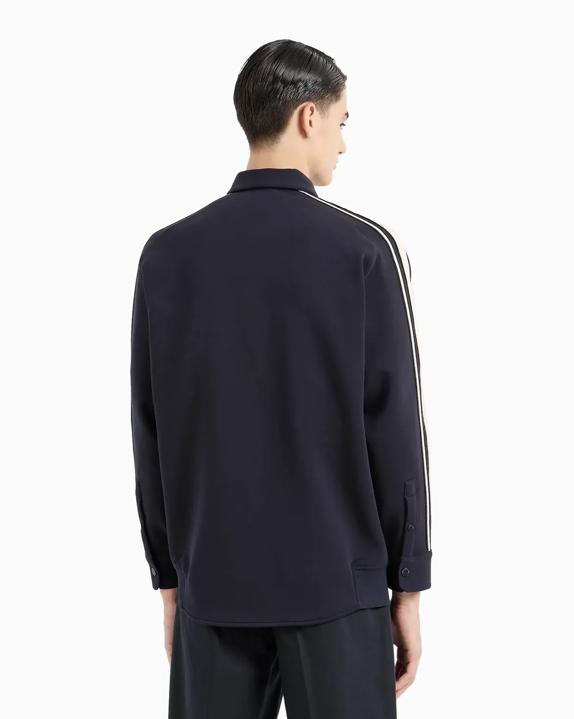 EMPORIO ARMANI  |Long Sleeves Cotton Logo Shirts