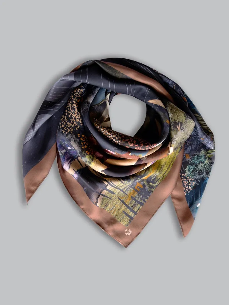 Enchanted Garden Silk Scarf