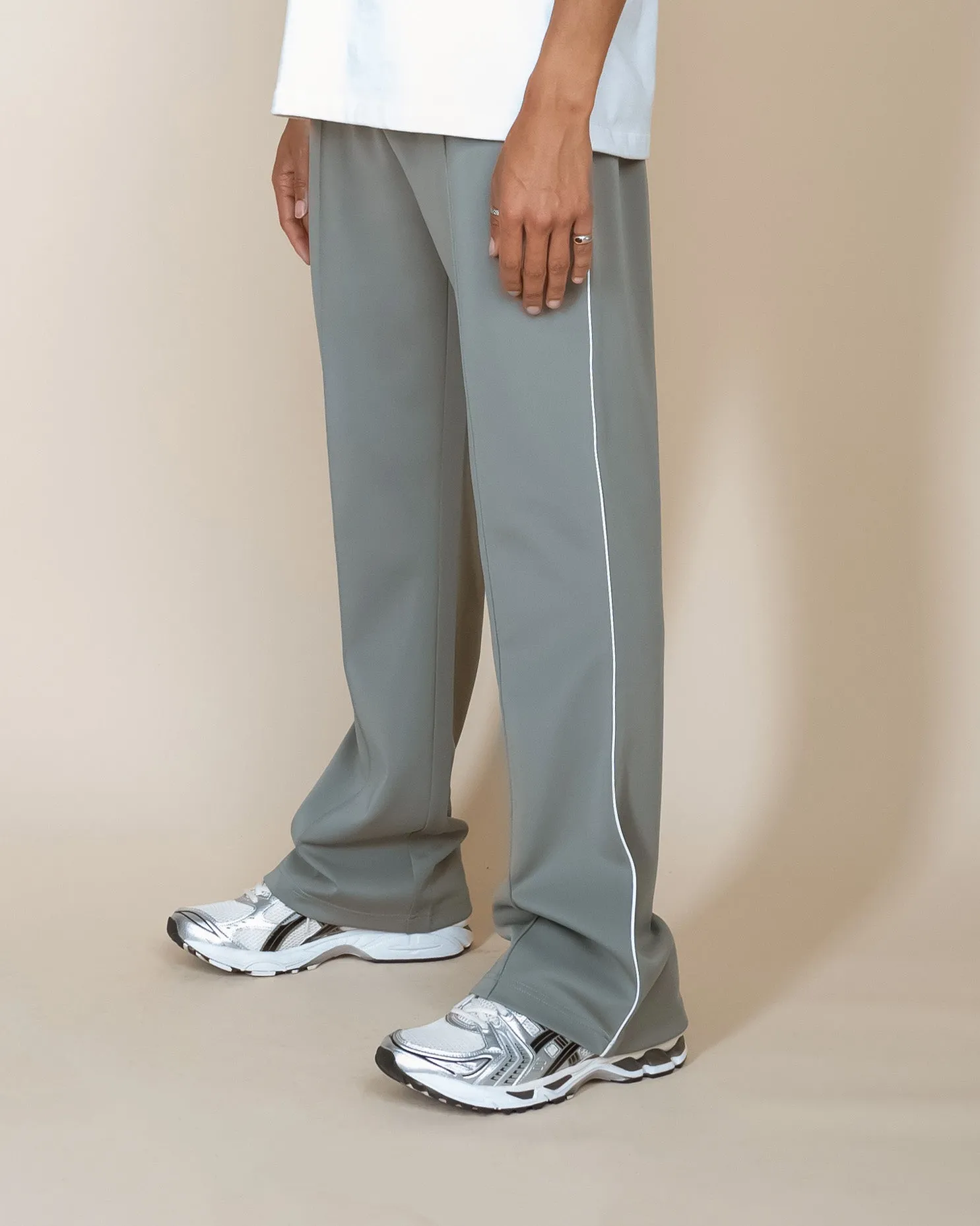 EPTM PERFECT PIPING TRACK PANTS - GREY