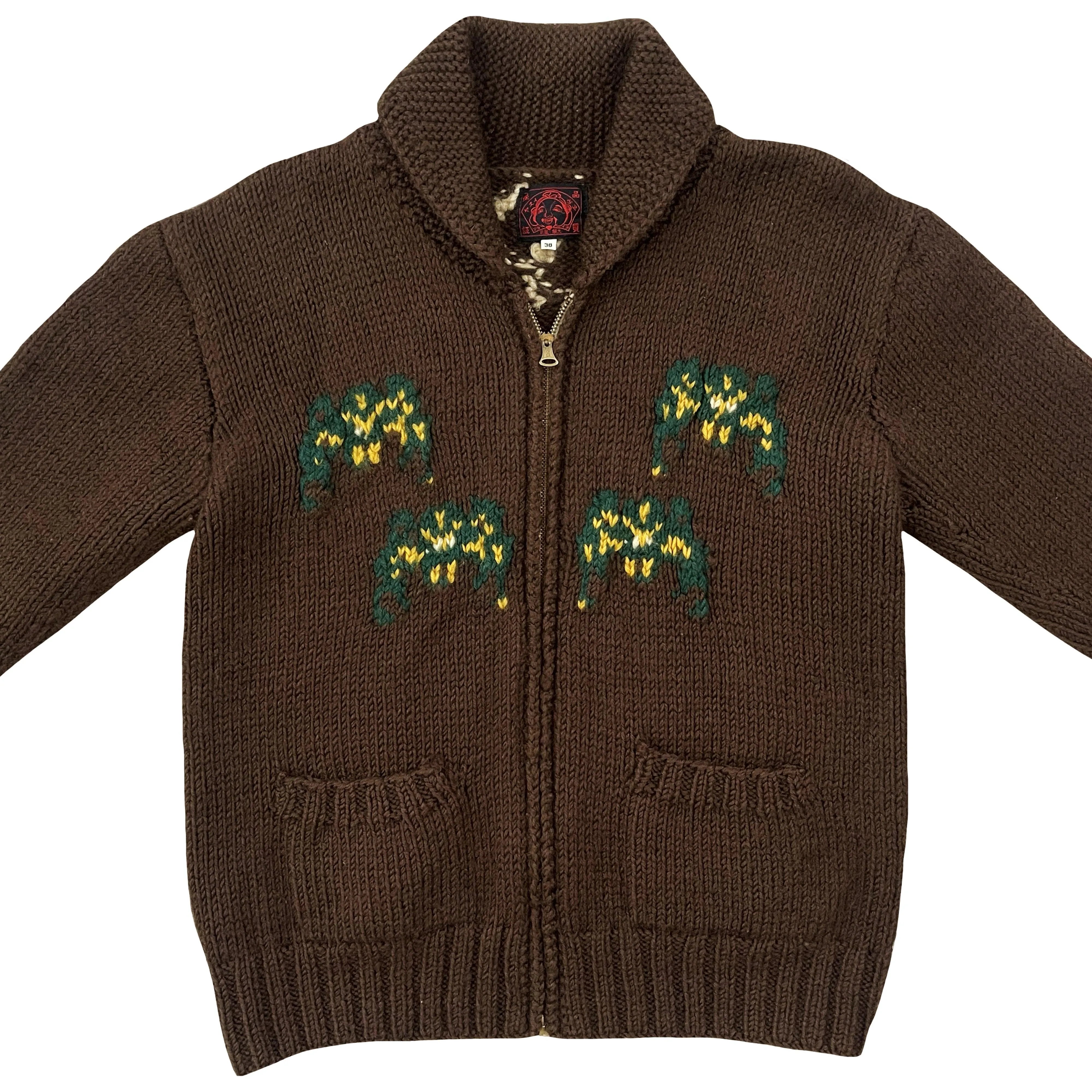 Evisu Cowichan Knitted Cardigan - S