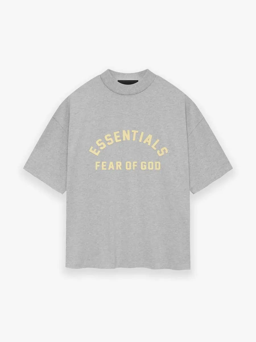 FEAR OF GOD  |Crew Neck Pullovers Unisex Street Style Plain Short Sleeves