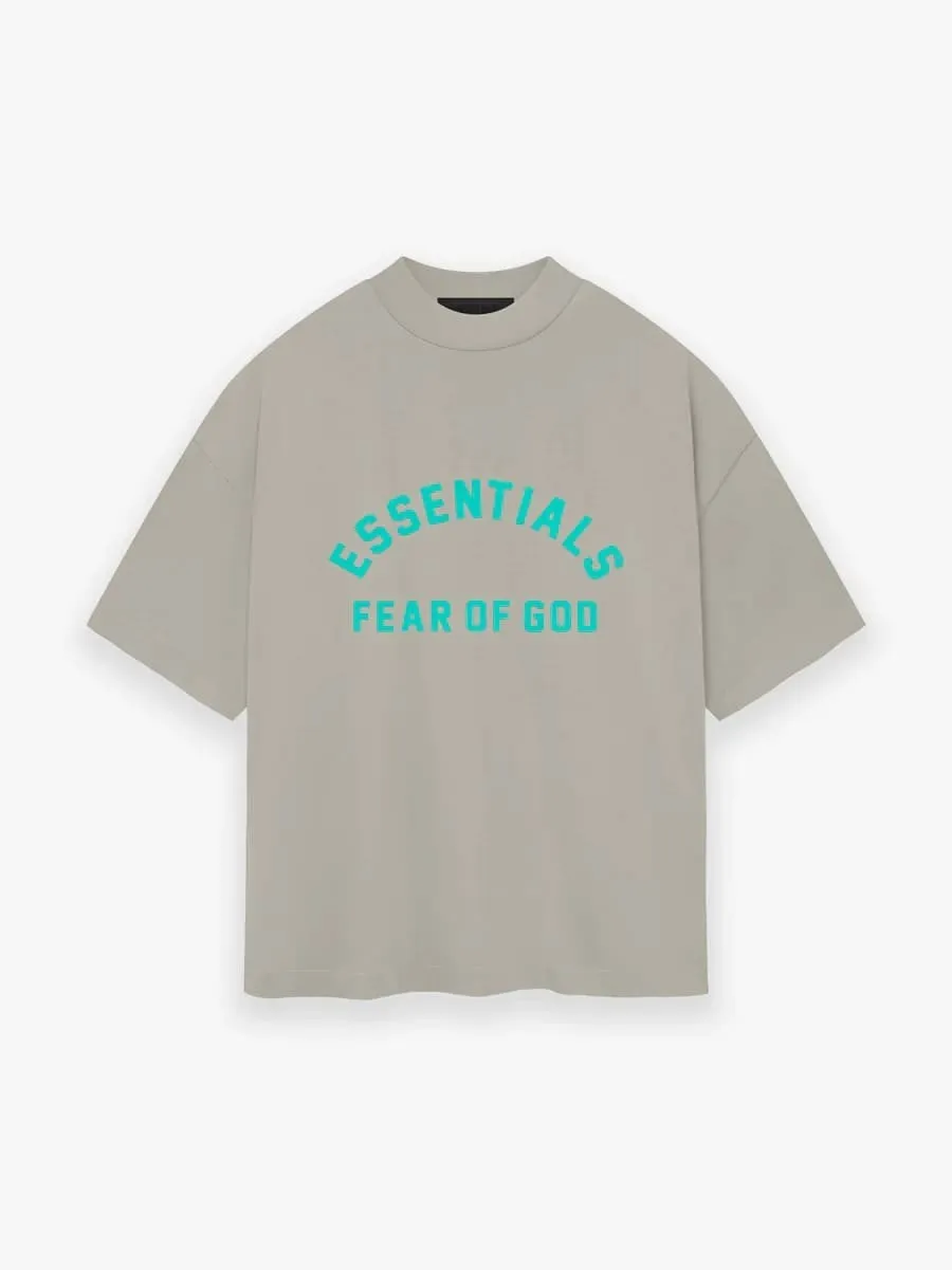 FEAR OF GOD  |Crew Neck Pullovers Unisex Street Style Plain Short Sleeves