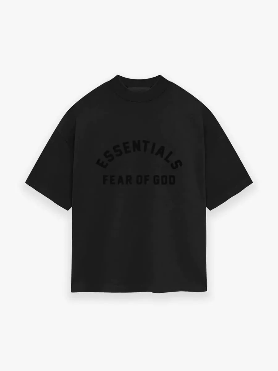 FEAR OF GOD  |Crew Neck Pullovers Unisex Street Style Plain Short Sleeves