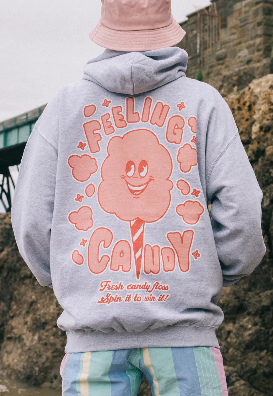 Feeling Candy Men's Staycation Slogan Hoodie