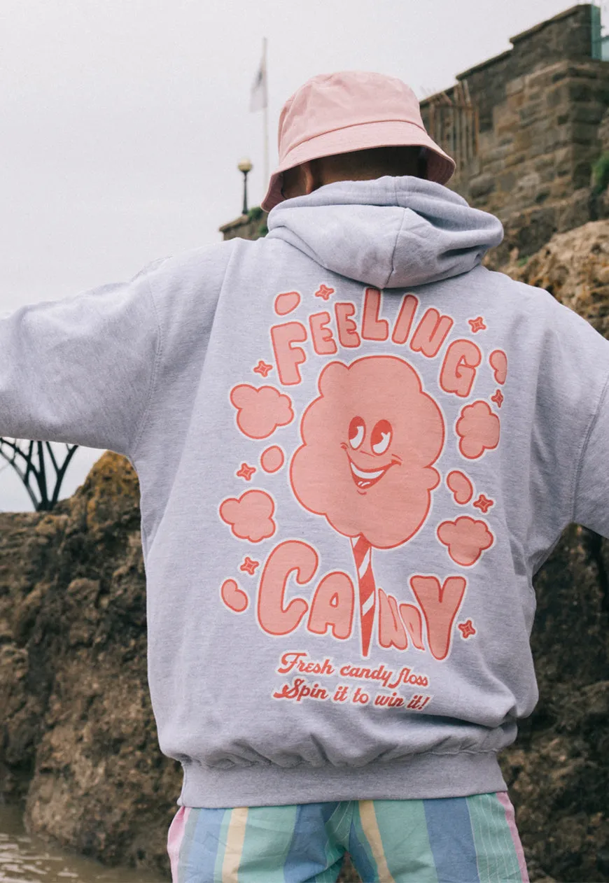 Feeling Candy Men's Staycation Slogan Hoodie