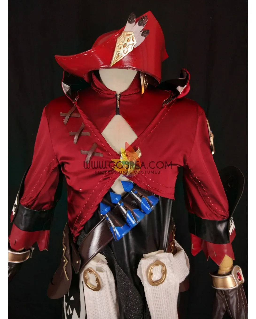 Final Fantasy XIV FF14 Red Mage Cosplay Costume