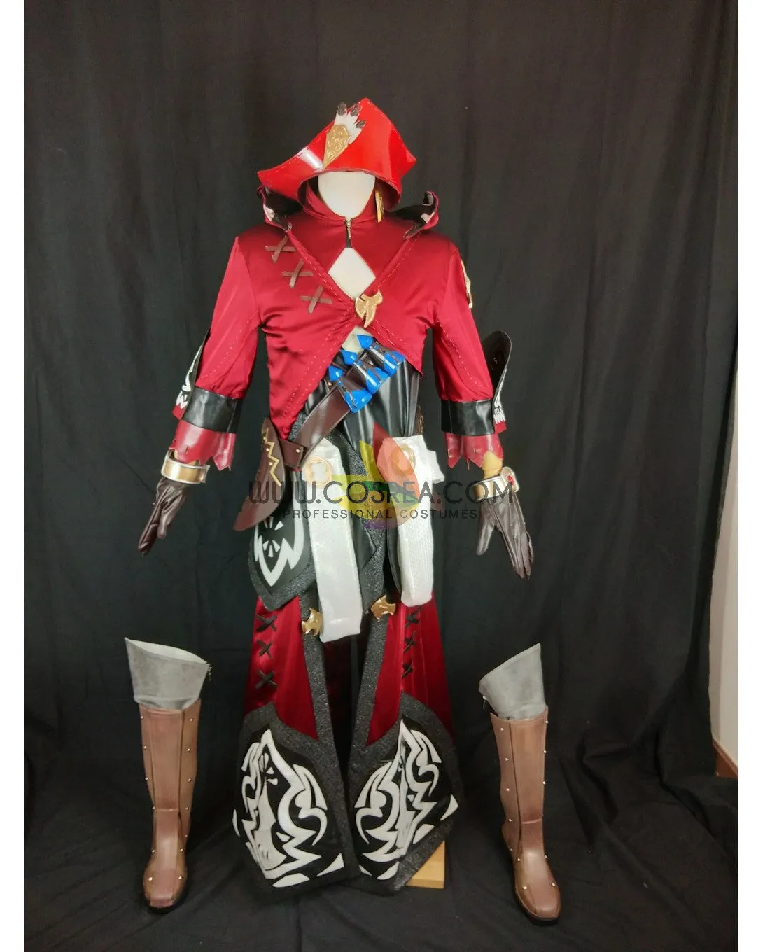 Final Fantasy XIV FF14 Red Mage Cosplay Costume