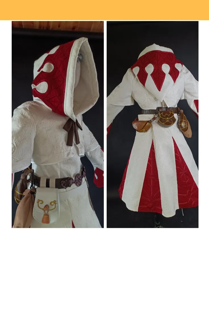 Final Fantasy XIV FF14 White Mage Custom Cosplay Costume