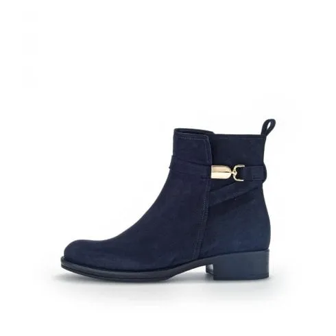 Flat Ankle Boot with Buckle Trim - Anika 31.601