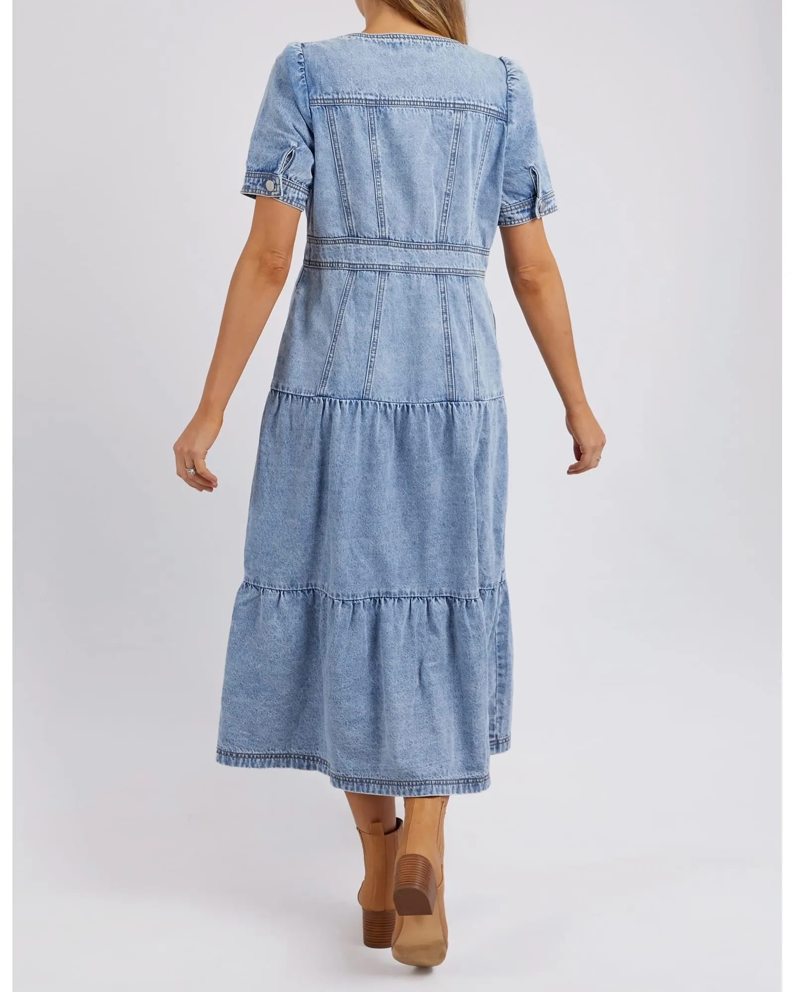 Foxwood - Astrid Denim Dress - Light Blue