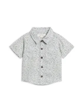 Graham Linen Collared Button Down Shirt - Edna Floral / Mist