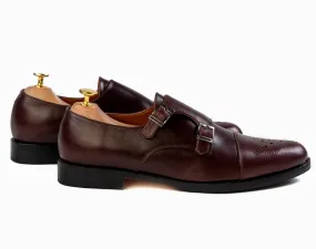 Grand Double Monkstraps - Oxblood Burgundy