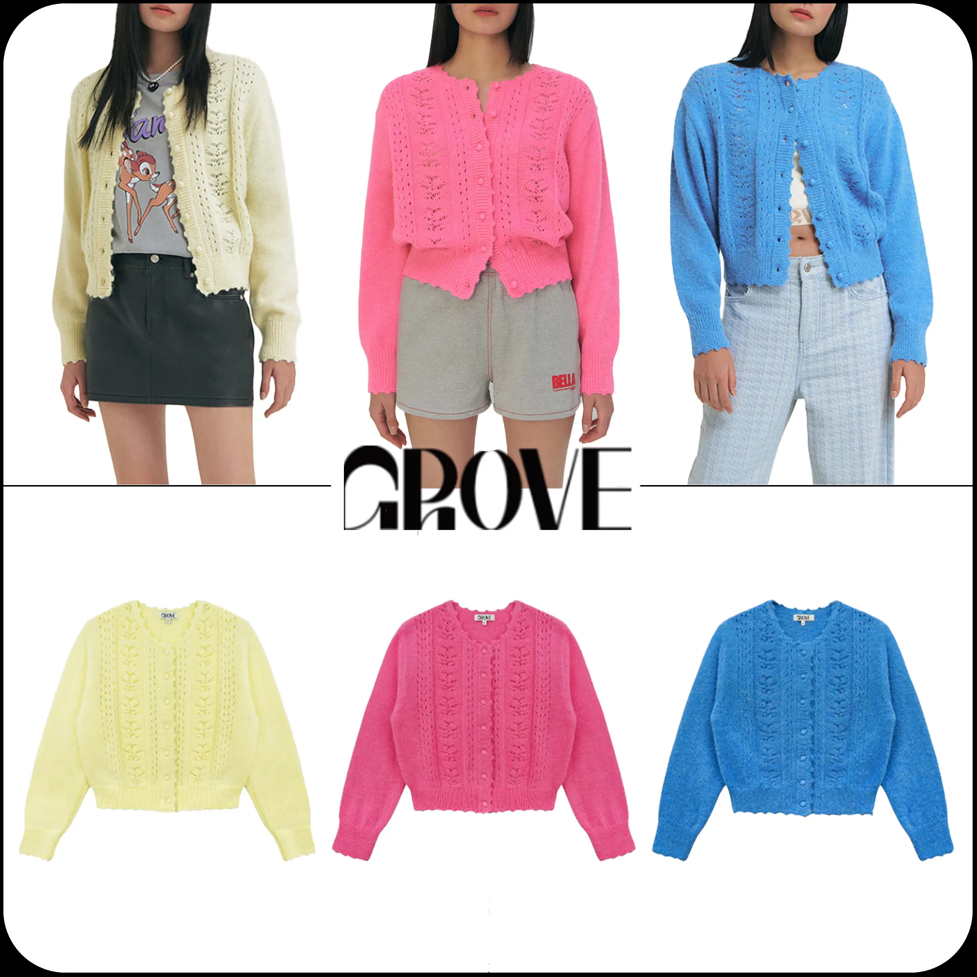 GROVE  |[GROVE]★23SS CANDY CARDIGAN