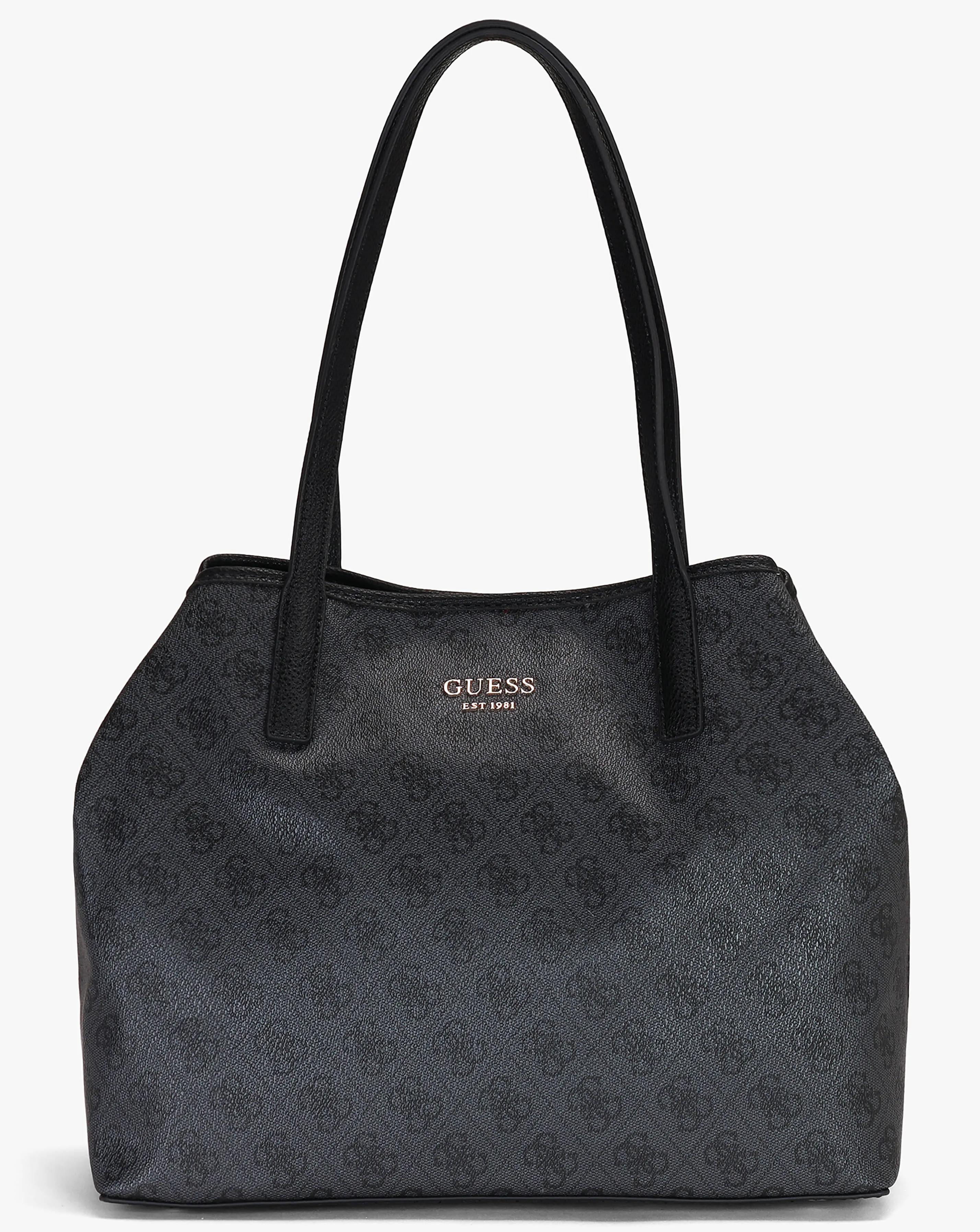 Guess Vikky II Coal Logo Tote Bag | Simply Be