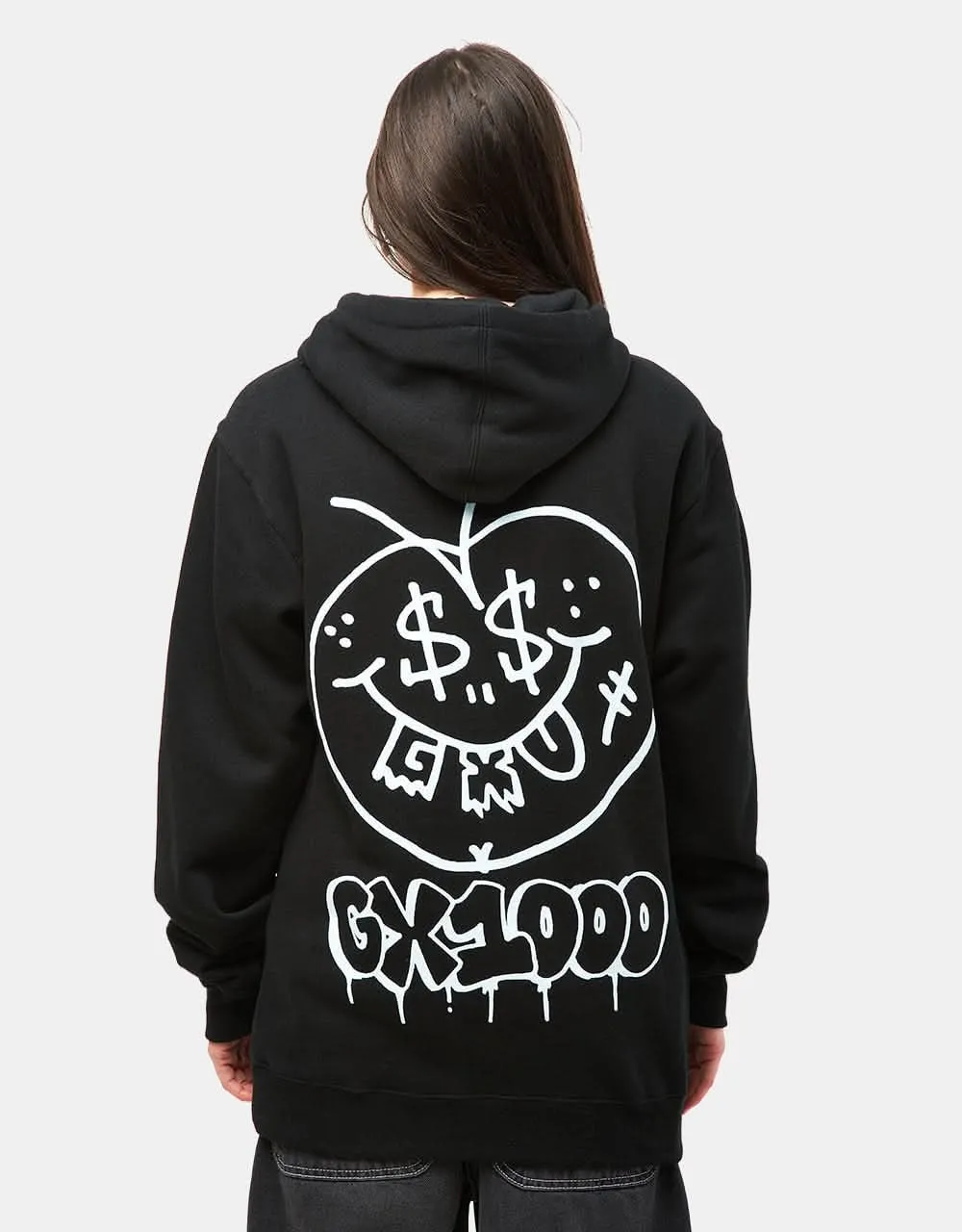 GX1000 Face Plant Pullover Hoodie - Black