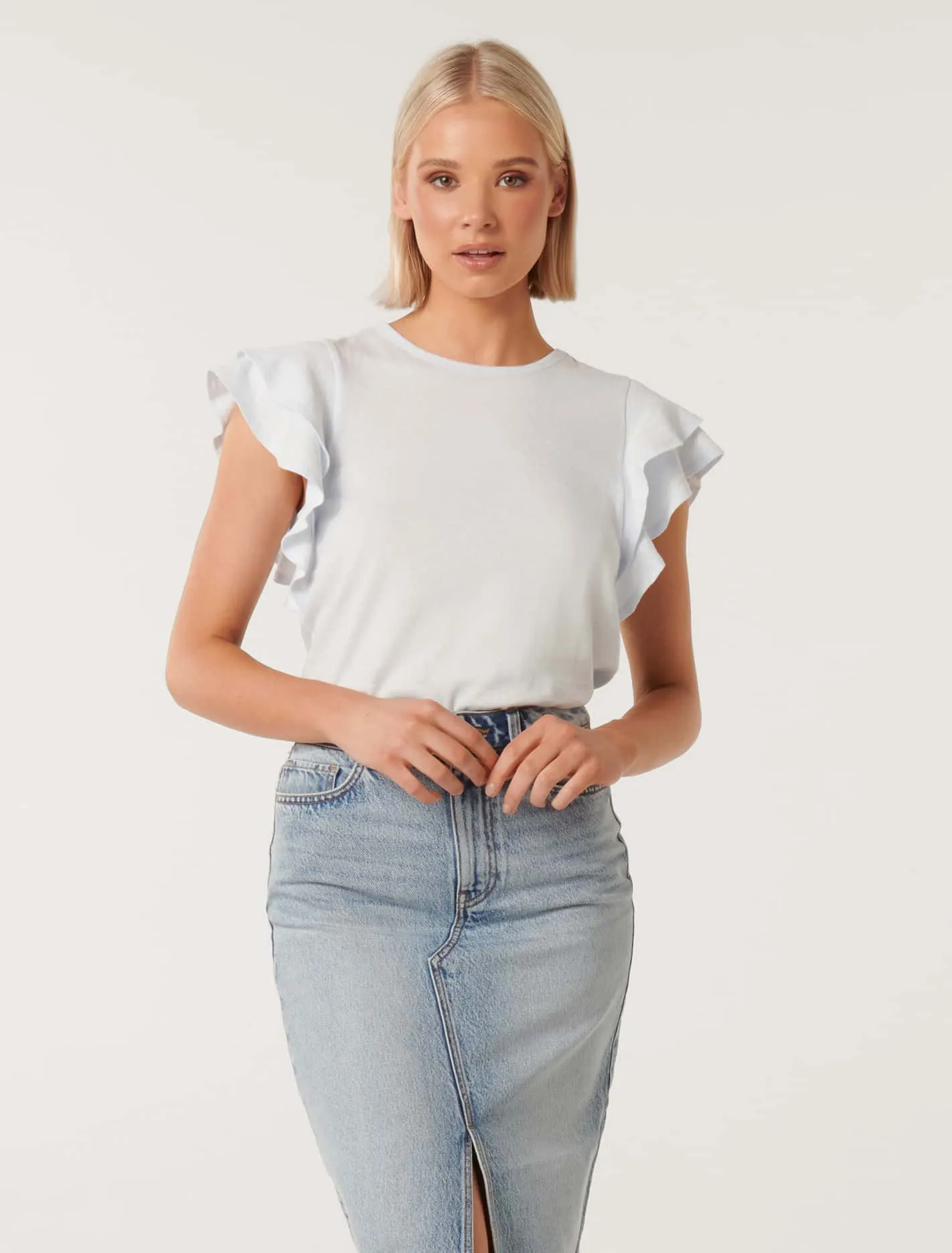 Hera Double Ruffle Top