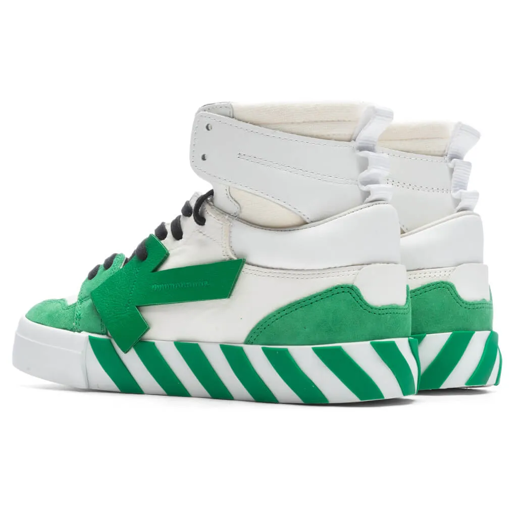 High Top Vulcanized Leather - White/Green