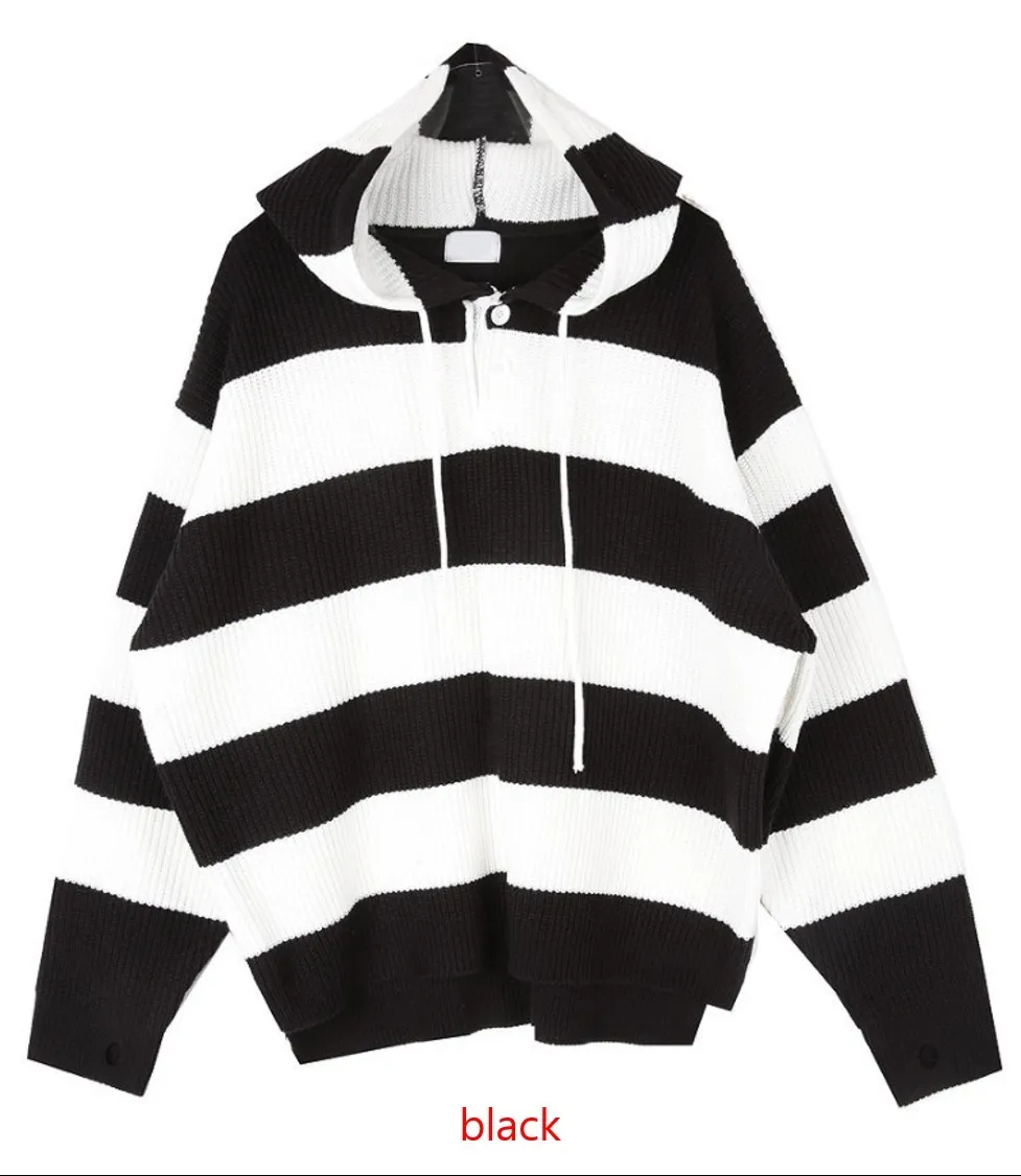 HOLY IN CODE  |Pullovers Stripes Unisex Street Style Long Sleeves Cotton