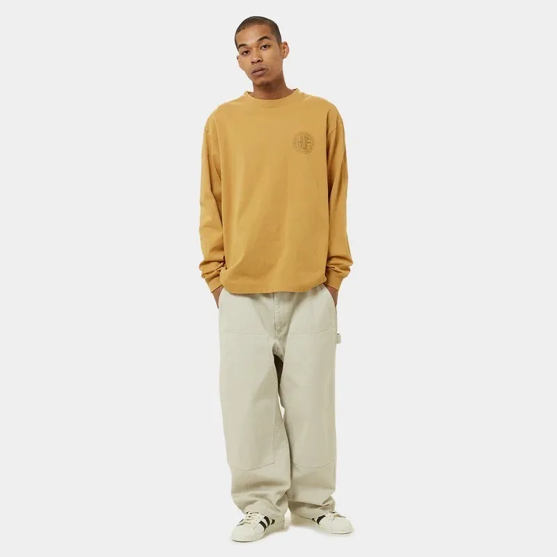 HUF  |Crew Neck Pullovers Unisex Street Style Long Sleeves Plain