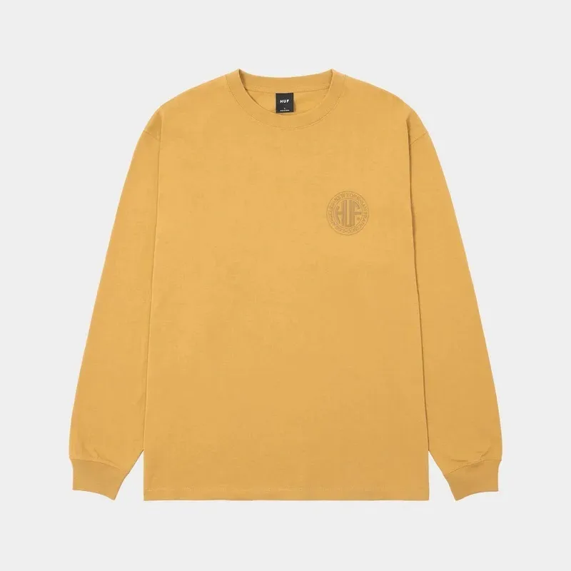 HUF  |Crew Neck Pullovers Unisex Street Style Long Sleeves Plain