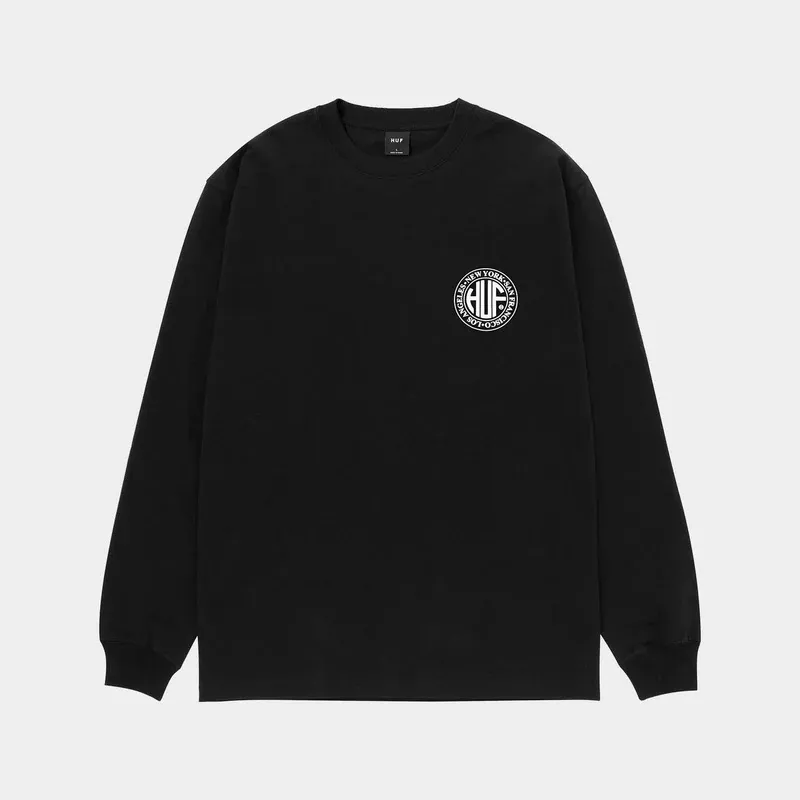 HUF  |Crew Neck Pullovers Unisex Street Style Long Sleeves Plain