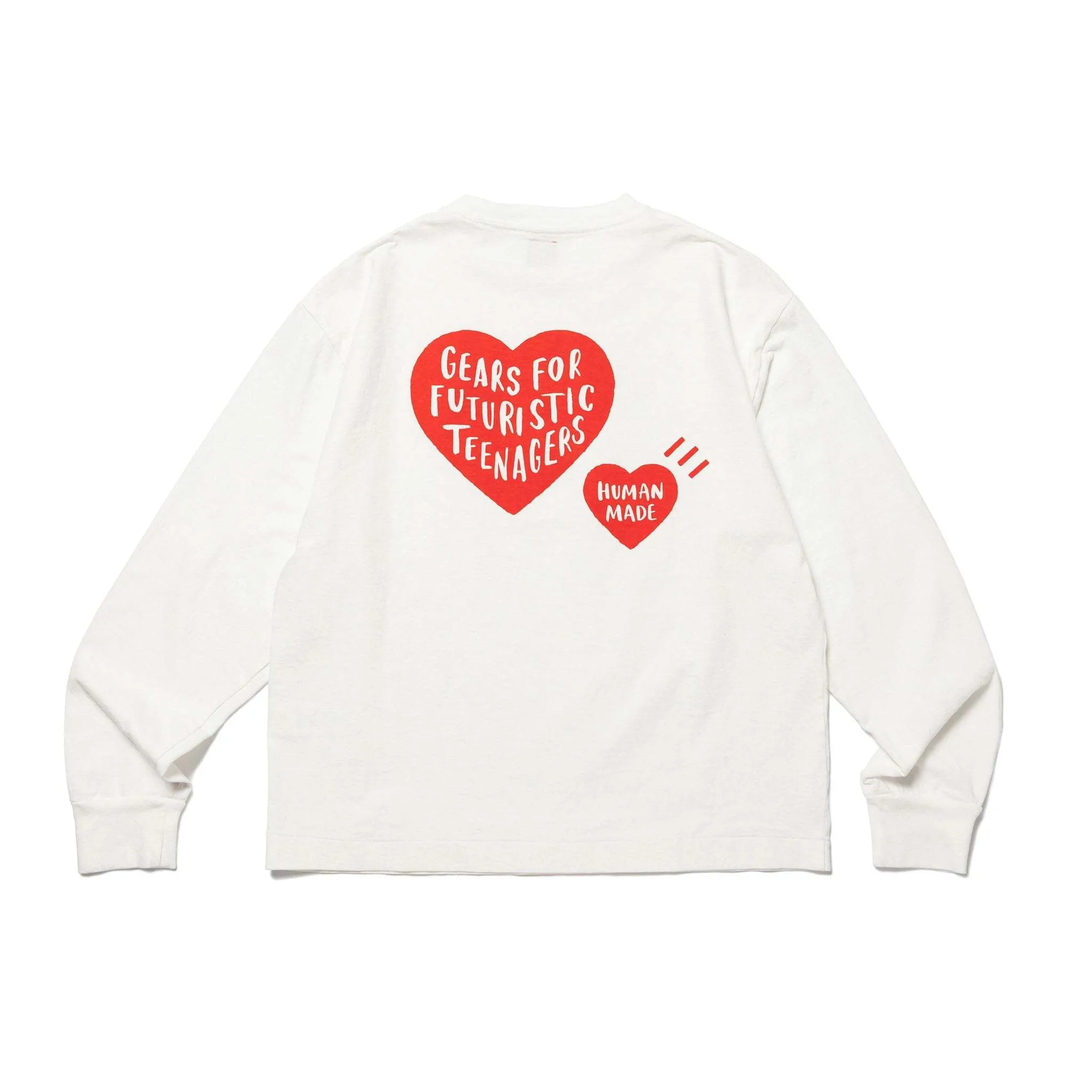 HUMAN MADE  |Crew Neck Pullovers Heart Unisex Street Style Long Sleeves