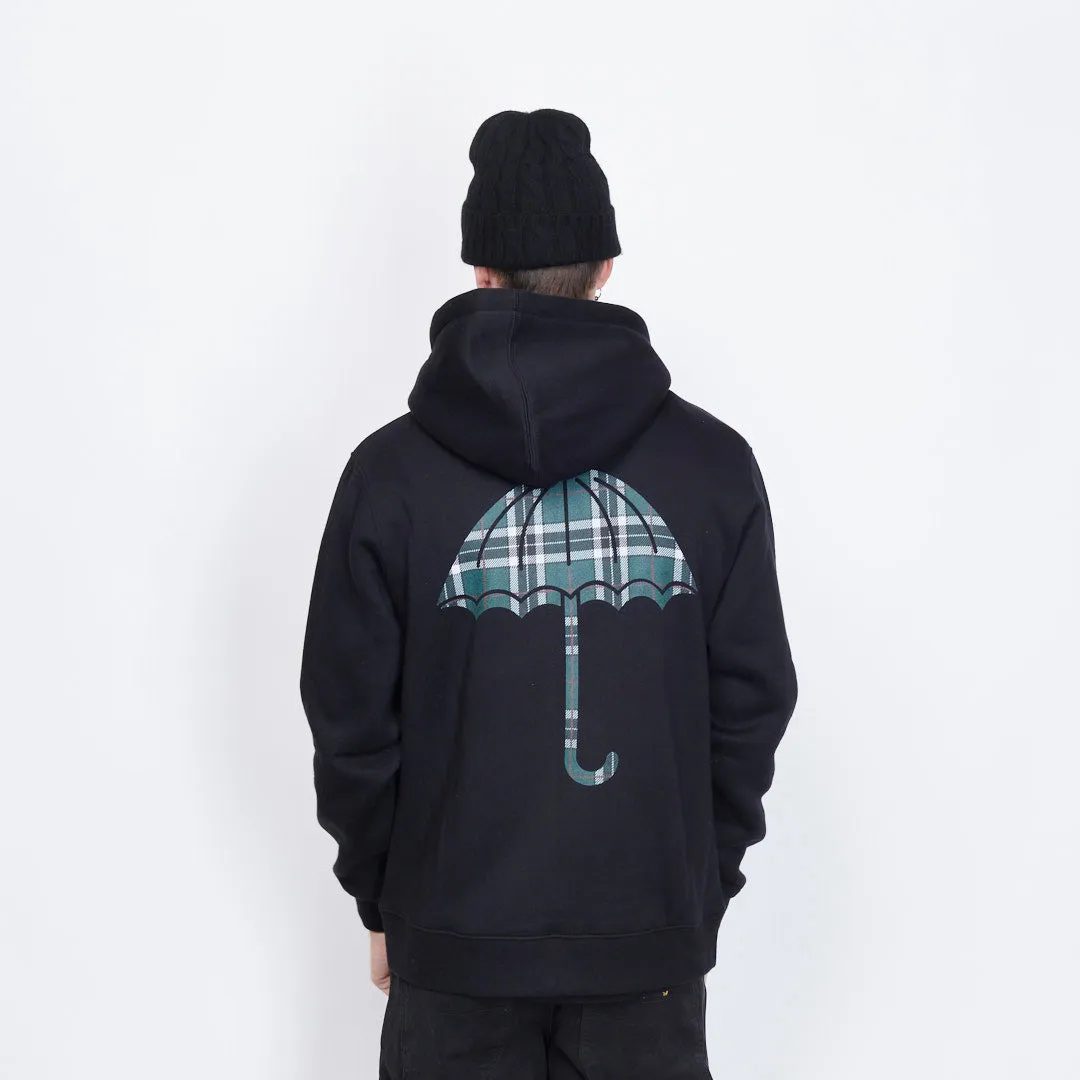 Hélas Caps Co - Plaid Hoodie (Black)