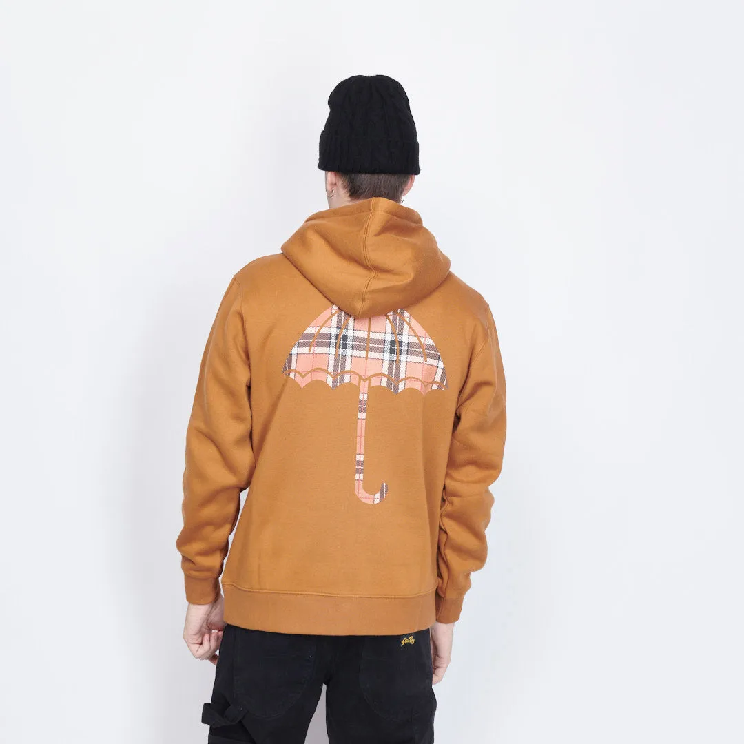 Hélas Caps Co - Plaid Hoodie (Brown)