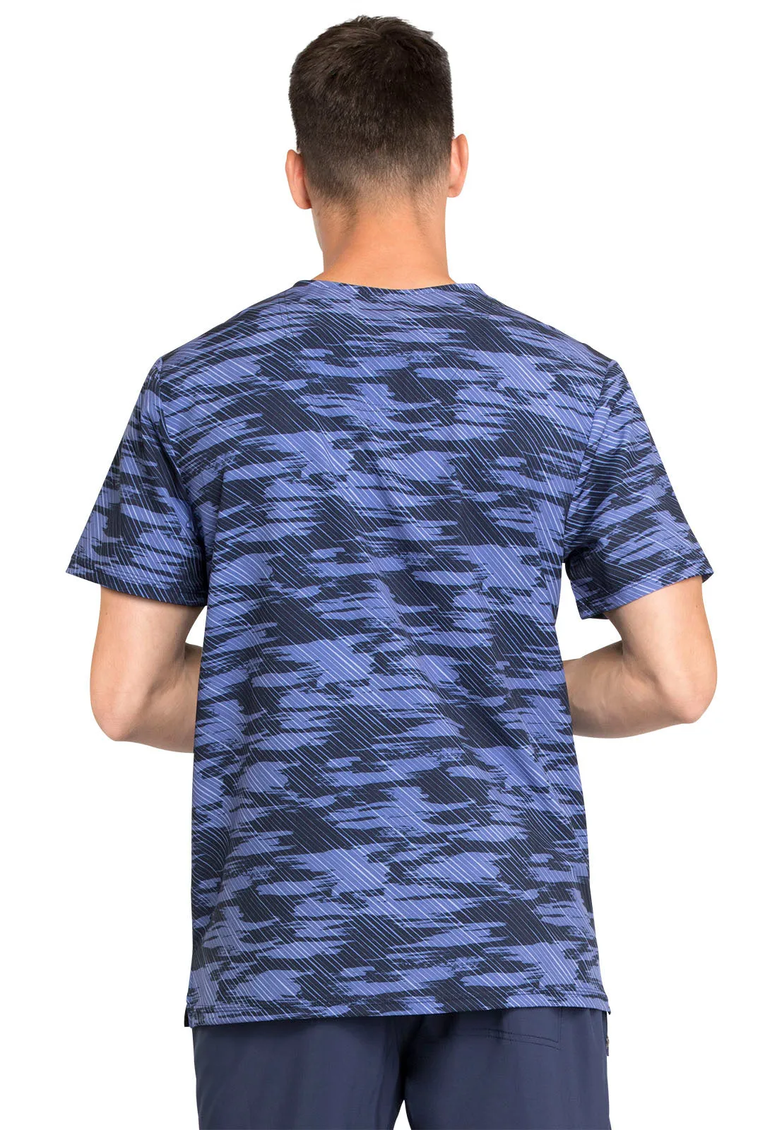 Infinity Men's V-Neck Top  in Down The Line