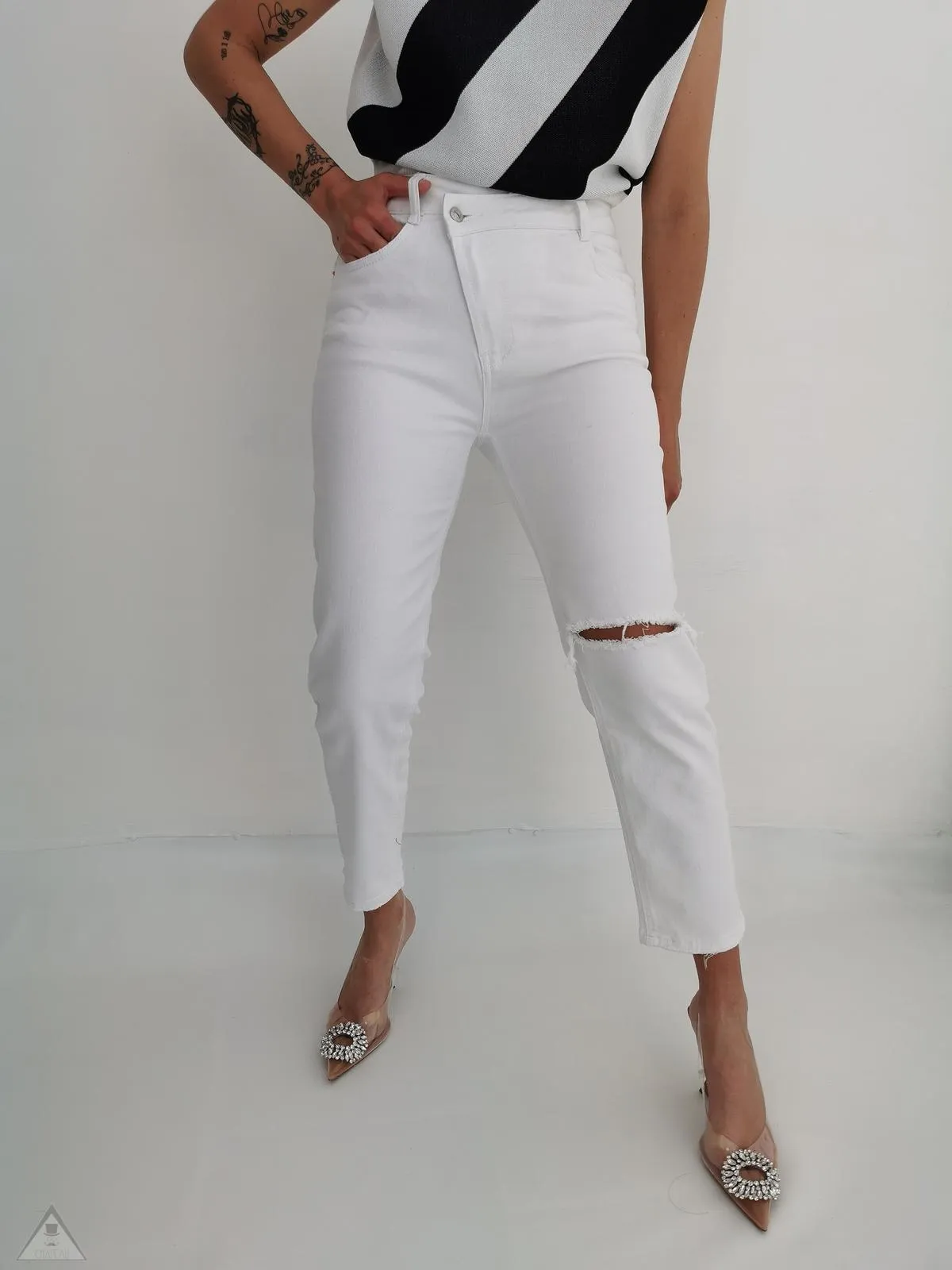 Jeans bianco defected