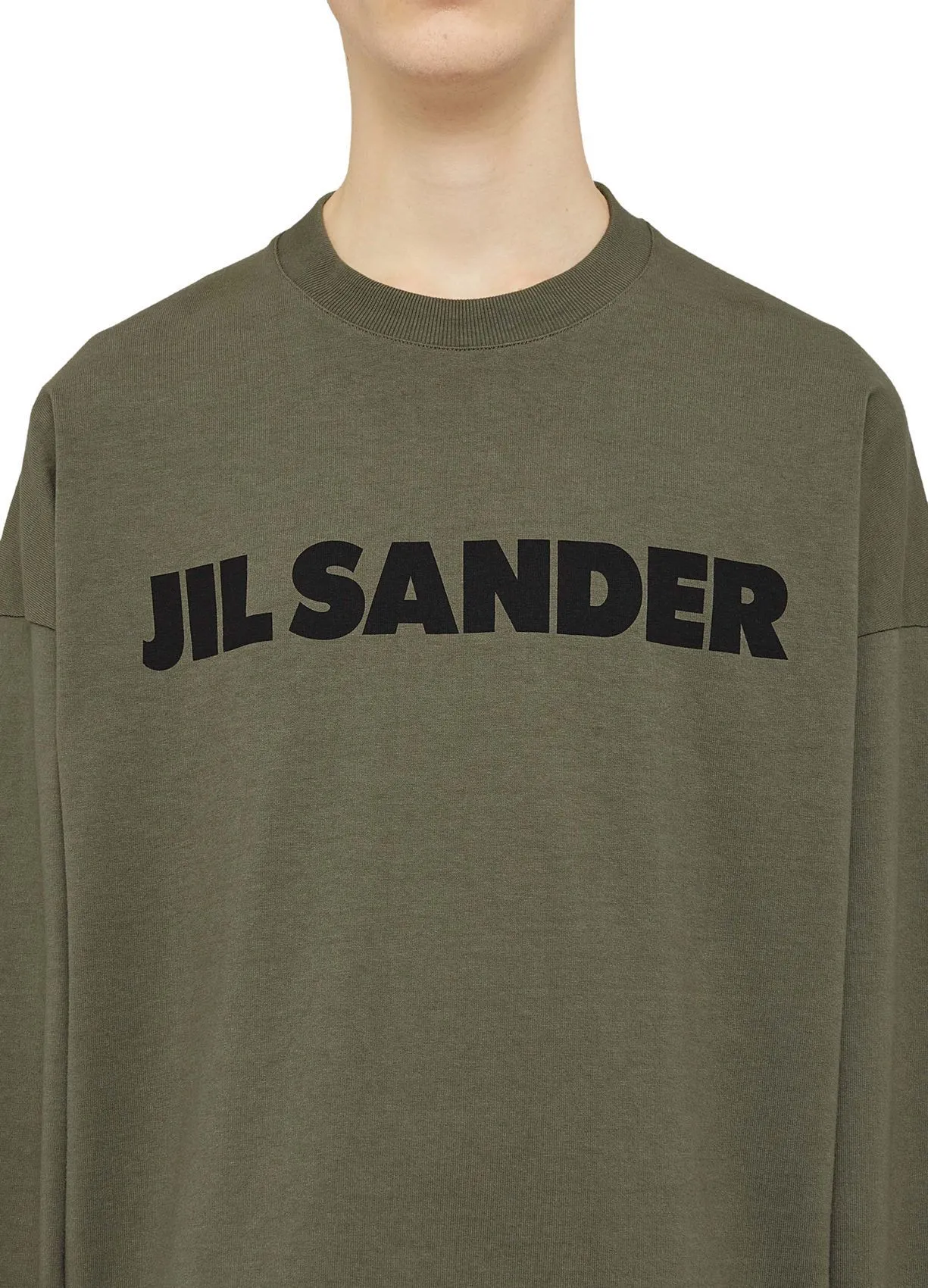 Jil Sander  |Crew Neck Pullovers Unisex Street Style Long Sleeves Plain