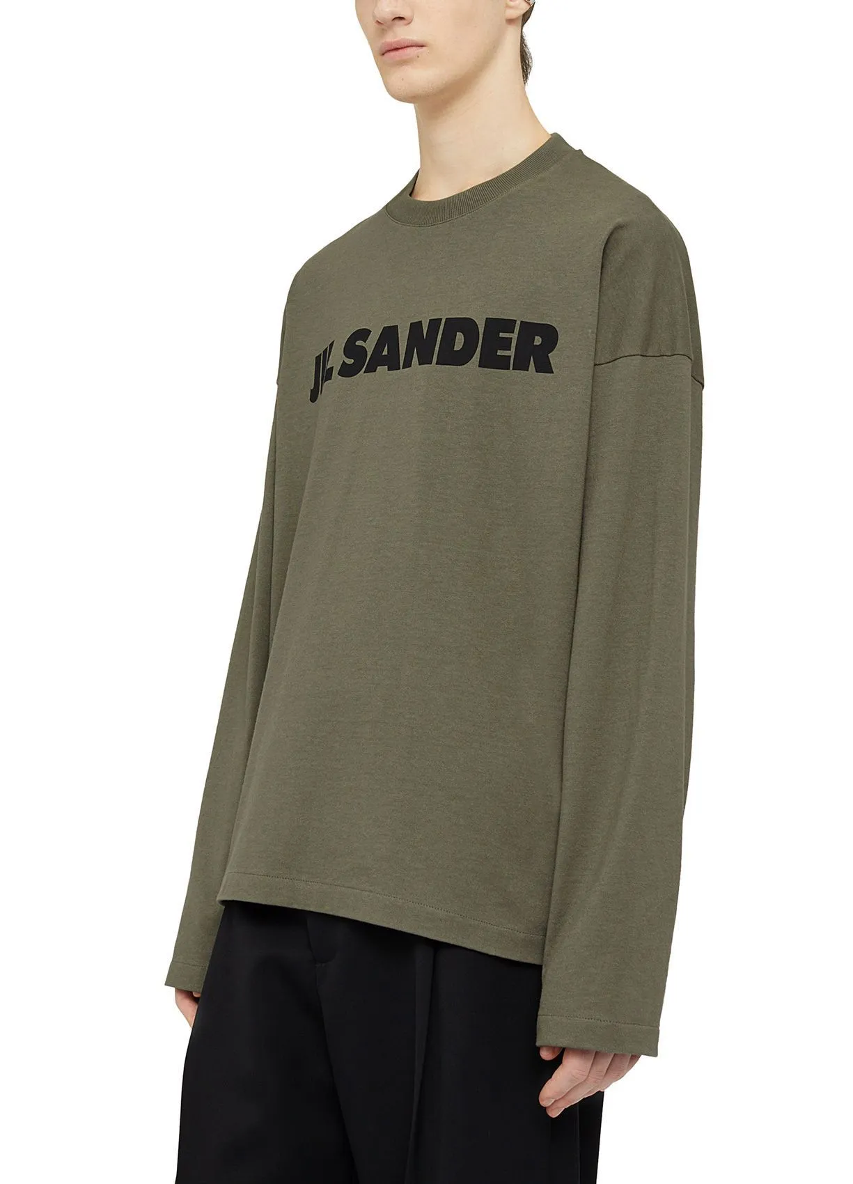 Jil Sander  |Crew Neck Pullovers Unisex Street Style Long Sleeves Plain