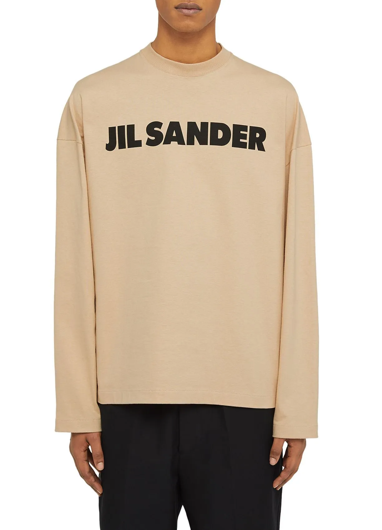 Jil Sander  |Crew Neck Pullovers Unisex Street Style Long Sleeves Plain