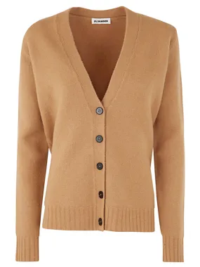 Jil Sander V-Neck Knitted Cardigan