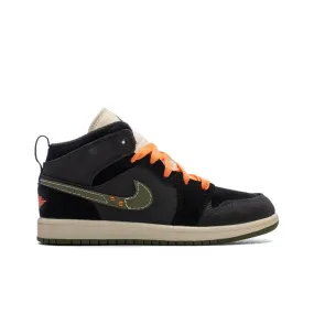 Jordan 1 Mid SE Craft (PS) - Anthracite/Sky J Light Olive/Black