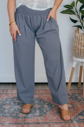 Kim Smocked Pants - 2 Colors